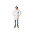 Impact Products Disposable Lab Coat - 2 Pocket - Open Collar - Snap Front, L, Case Of 30 TY212SWHLG003000